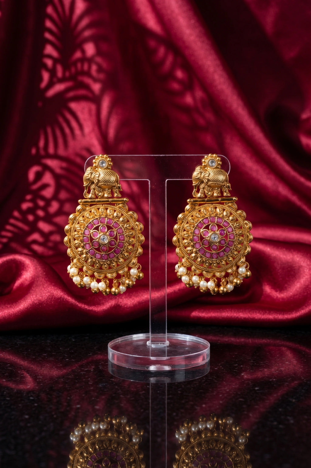 Bling polki earring