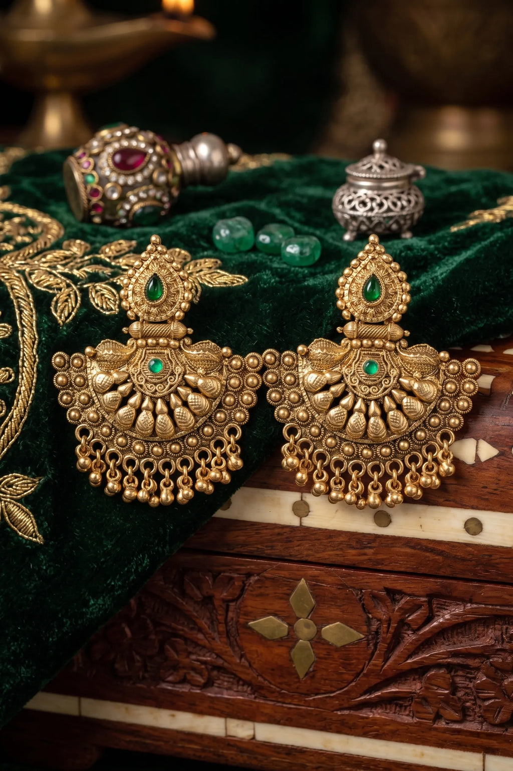Gorgeous polki earring