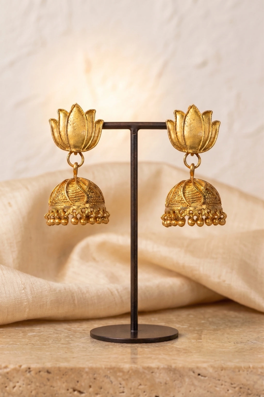 Fancy polki earring