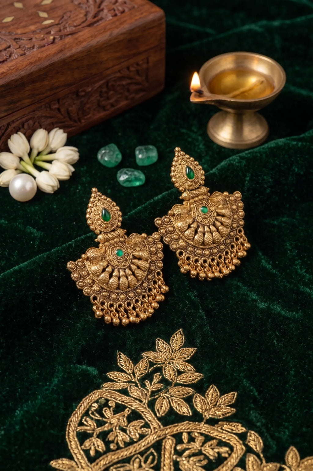 Gorgeous polki earring