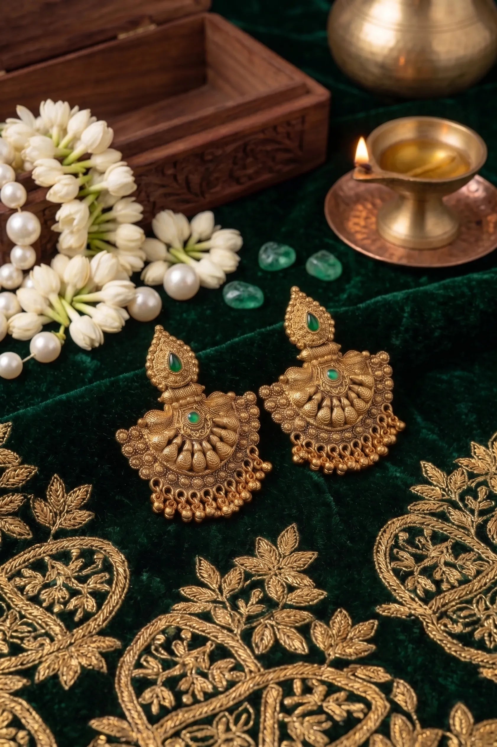 Gorgeous polki earring