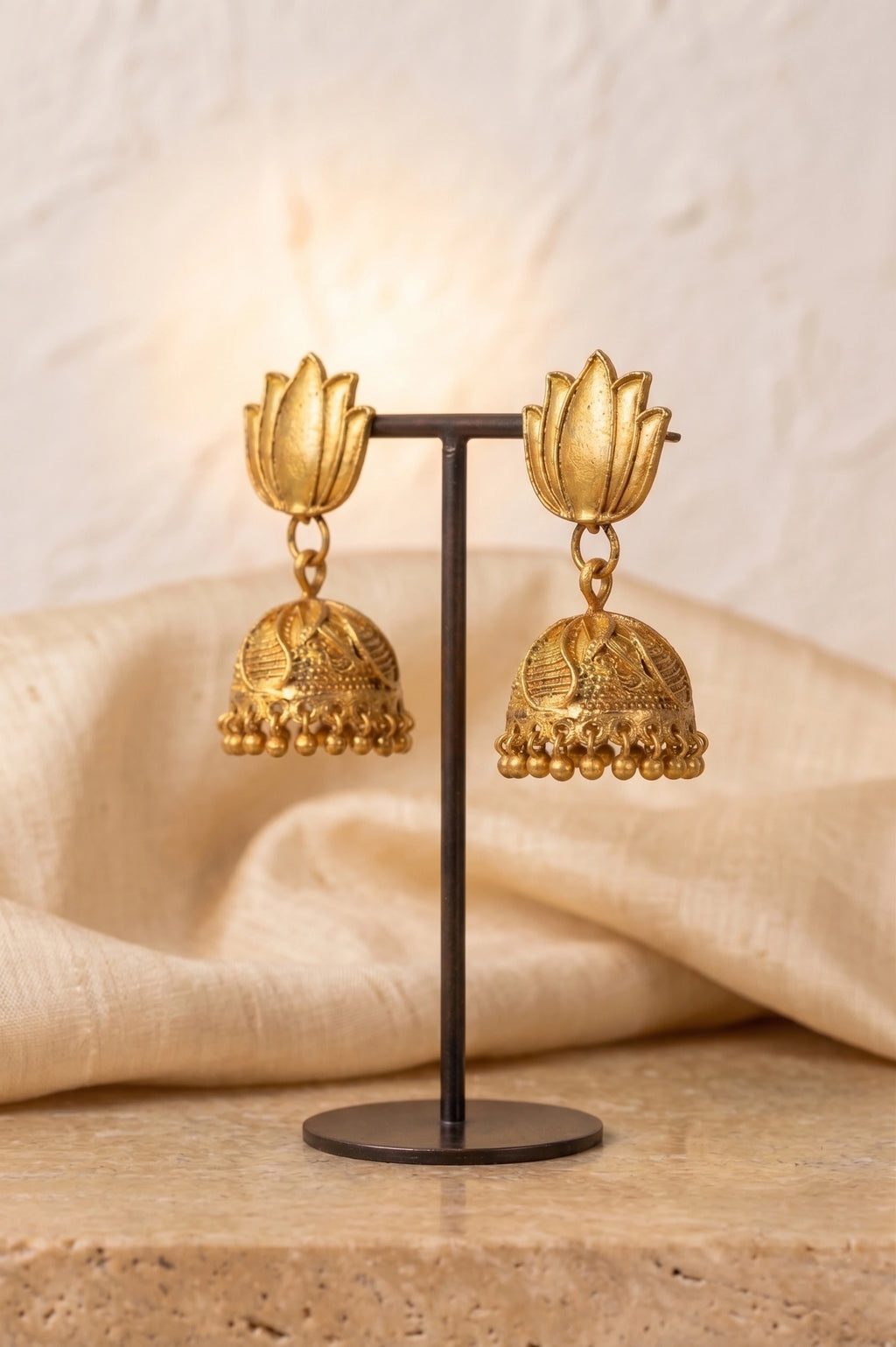 Fancy polki earring