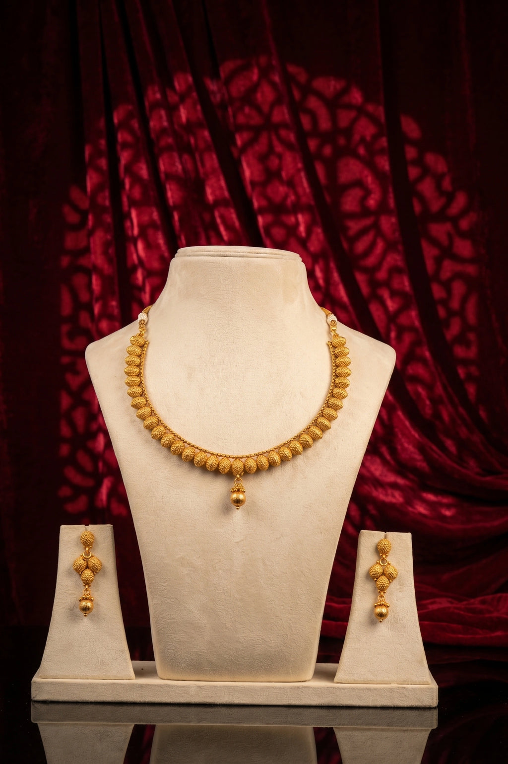 Vibrant Polki set