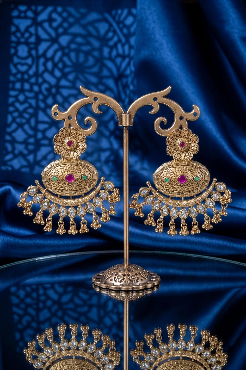Stunning polki earring