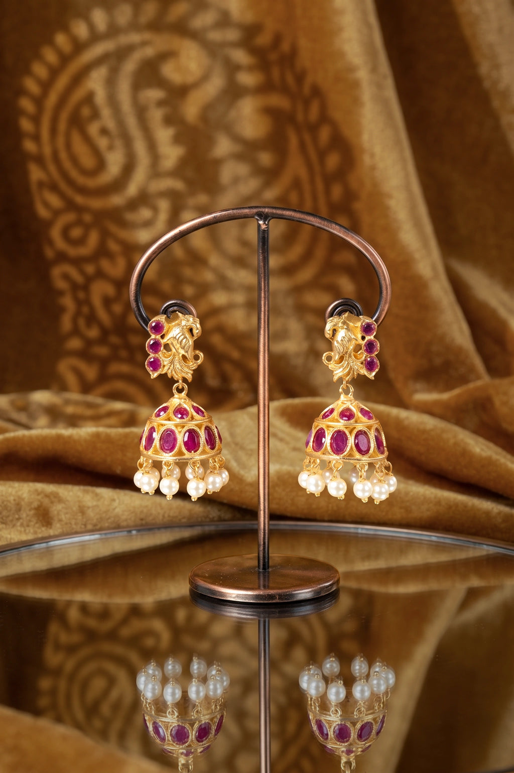 Alluring polki earring