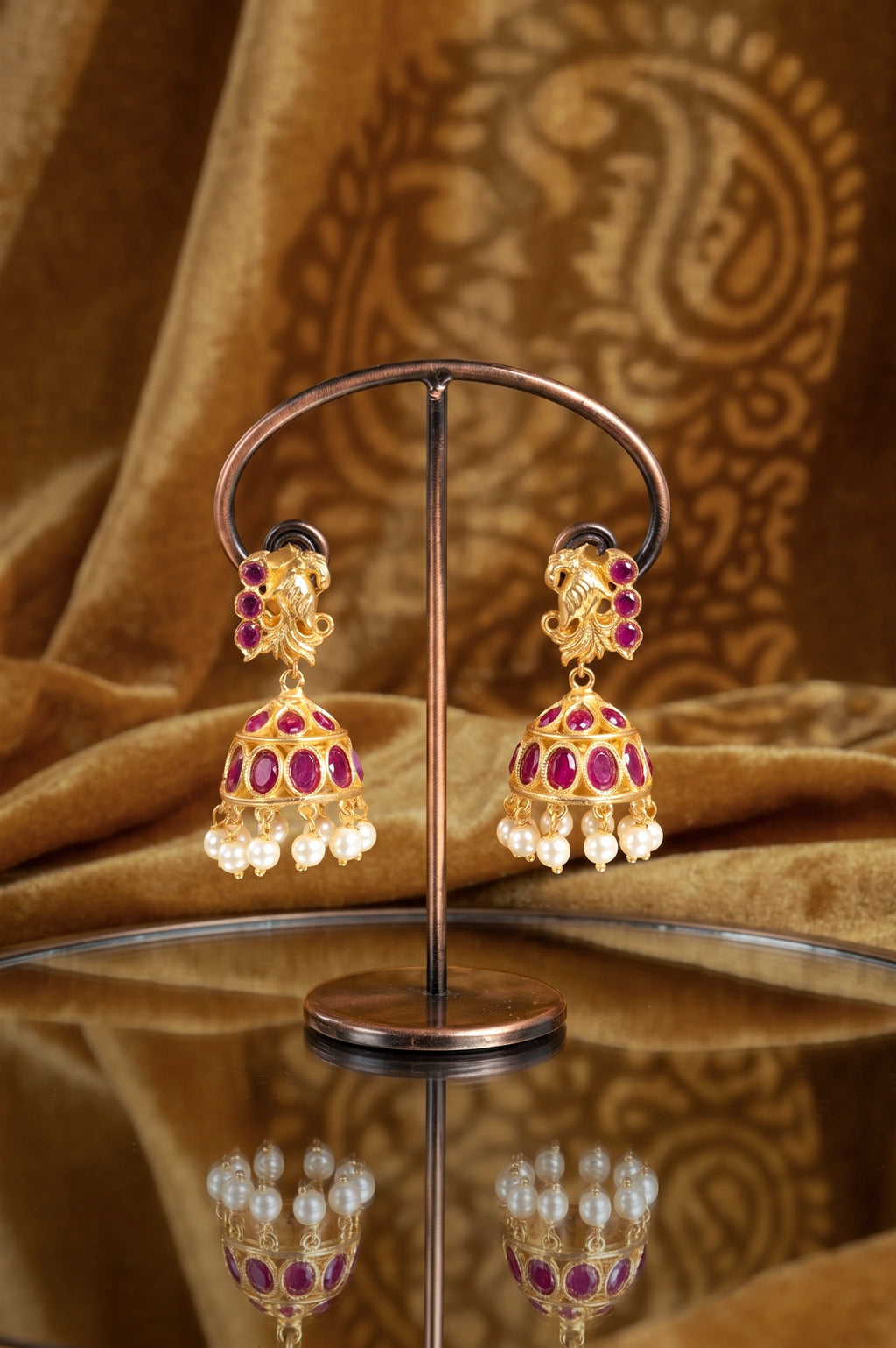 Alluring polki earring
