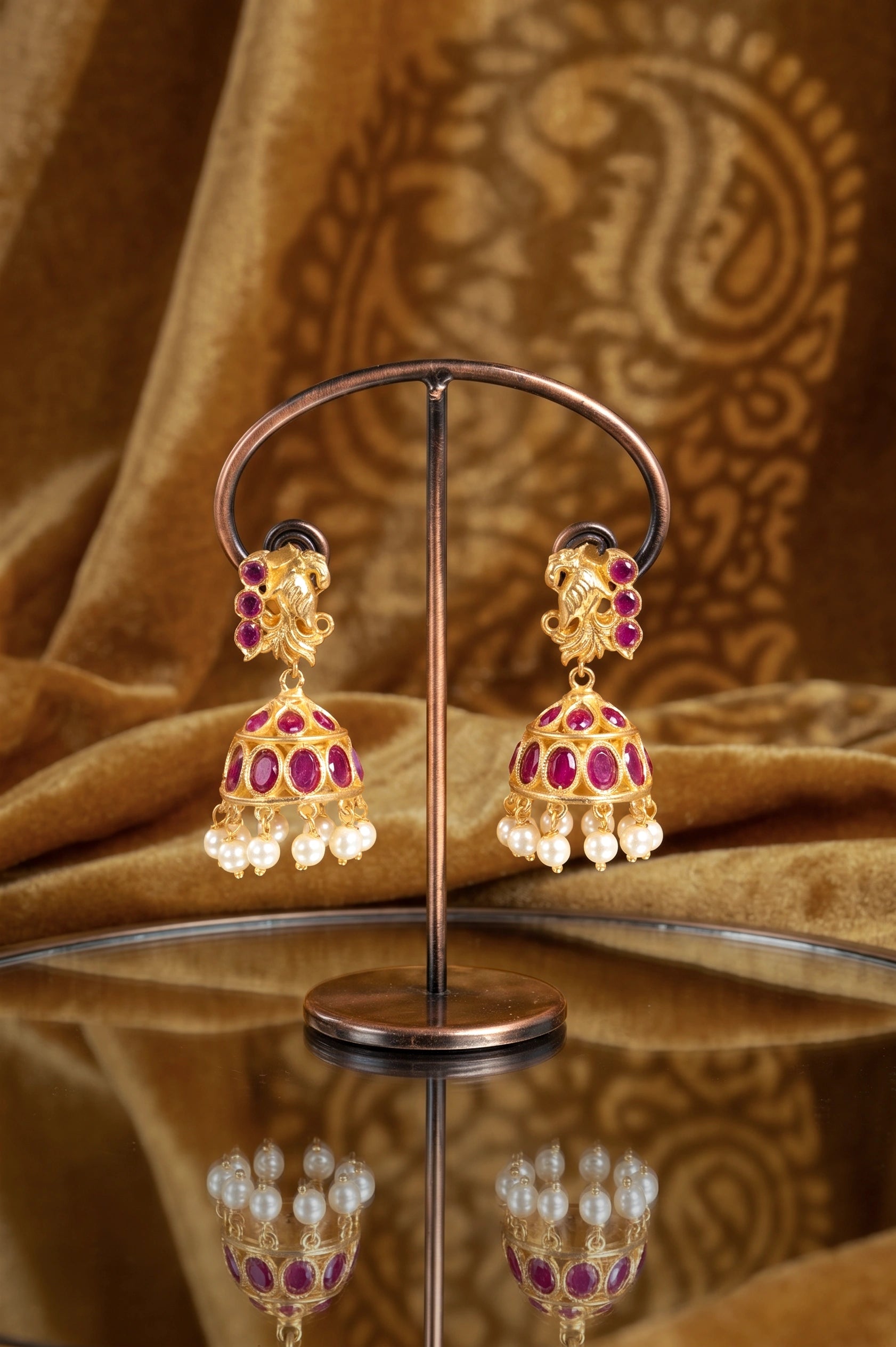 Alluring polki earring