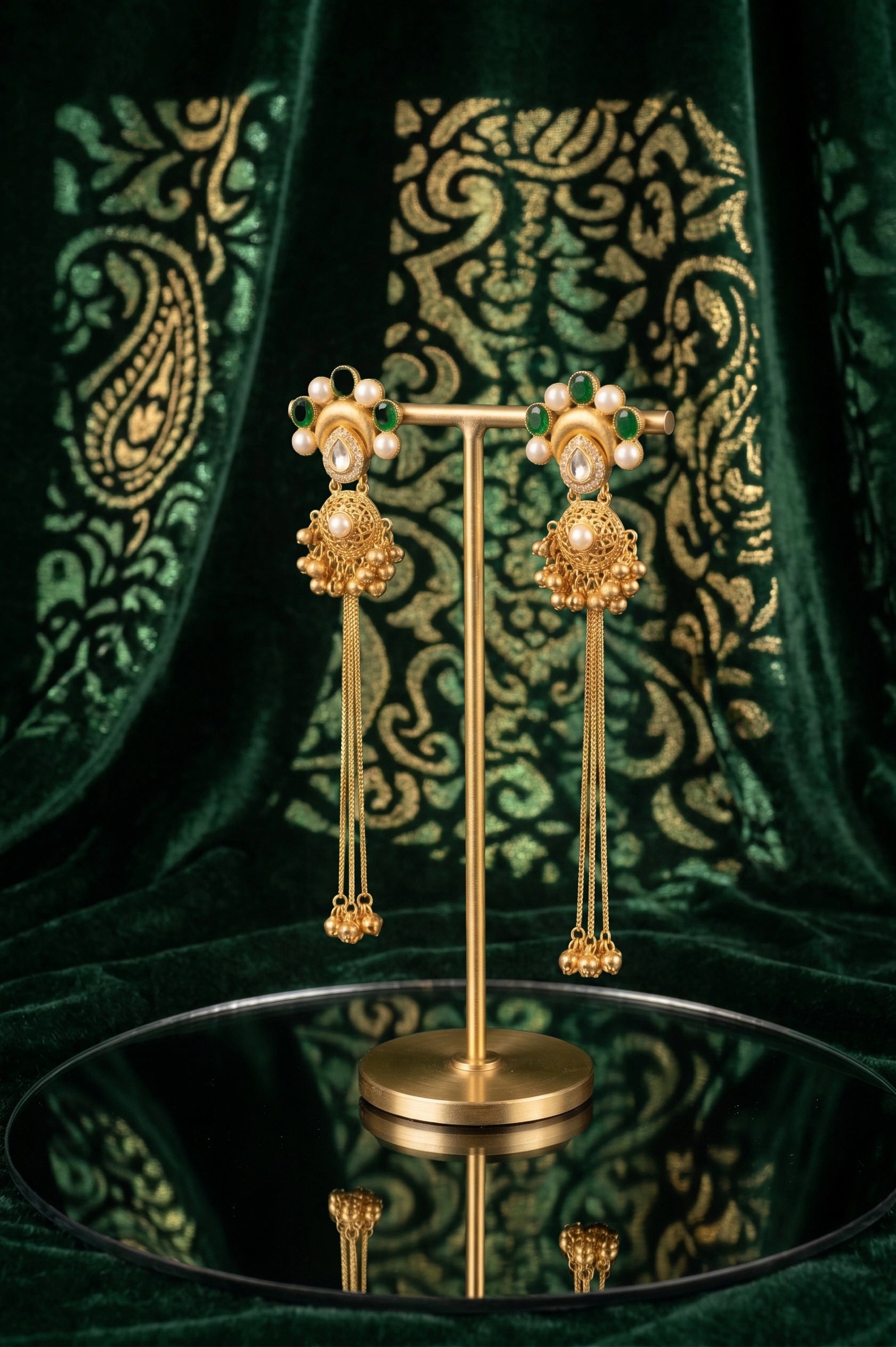 Exclusive kundan earring
