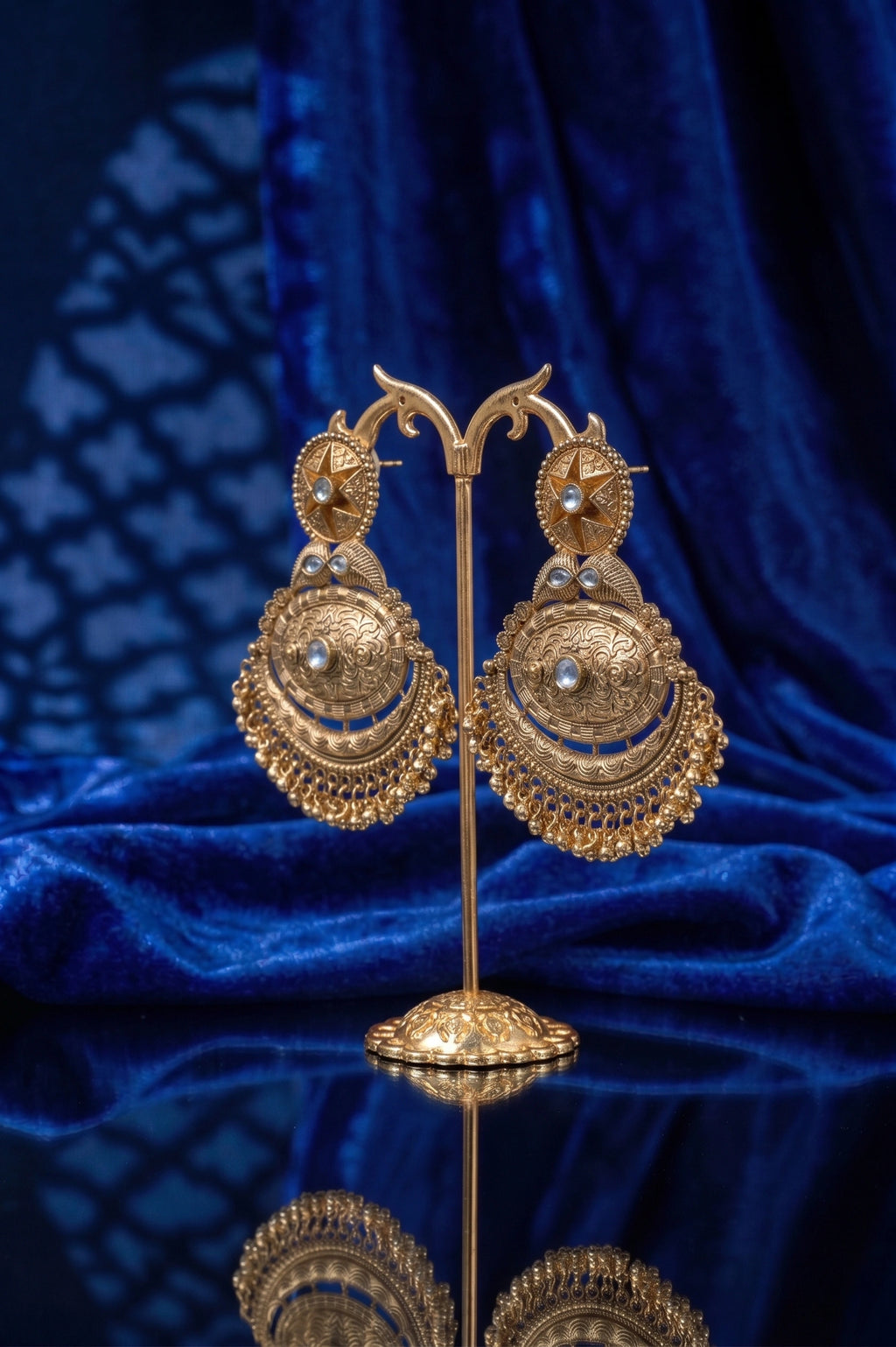 Dazzling polki earring