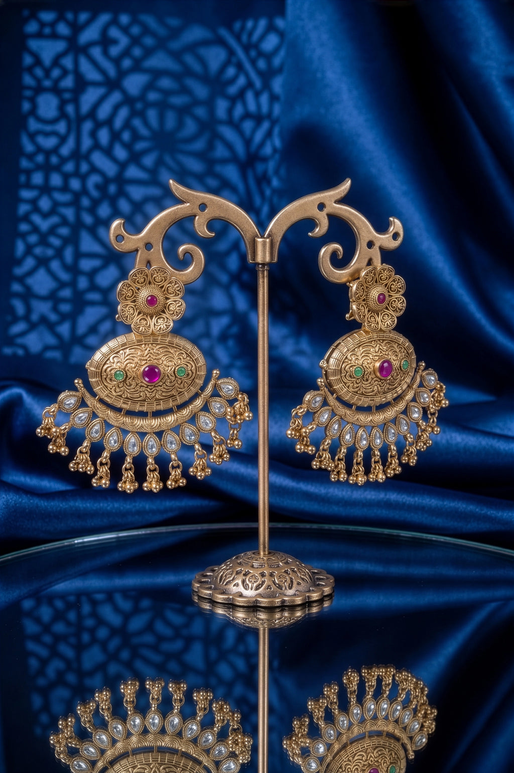 Stunning polki earring