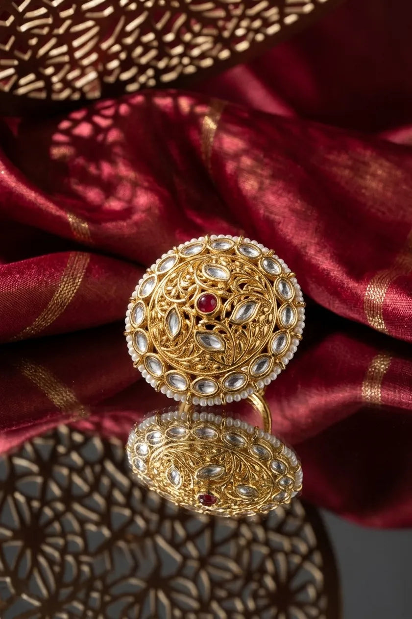 Nirvana Kundan ring