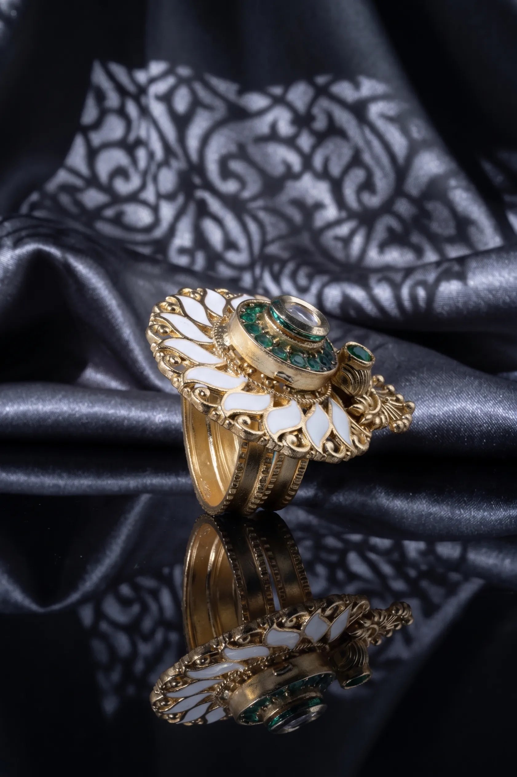 Wildflower polki ring