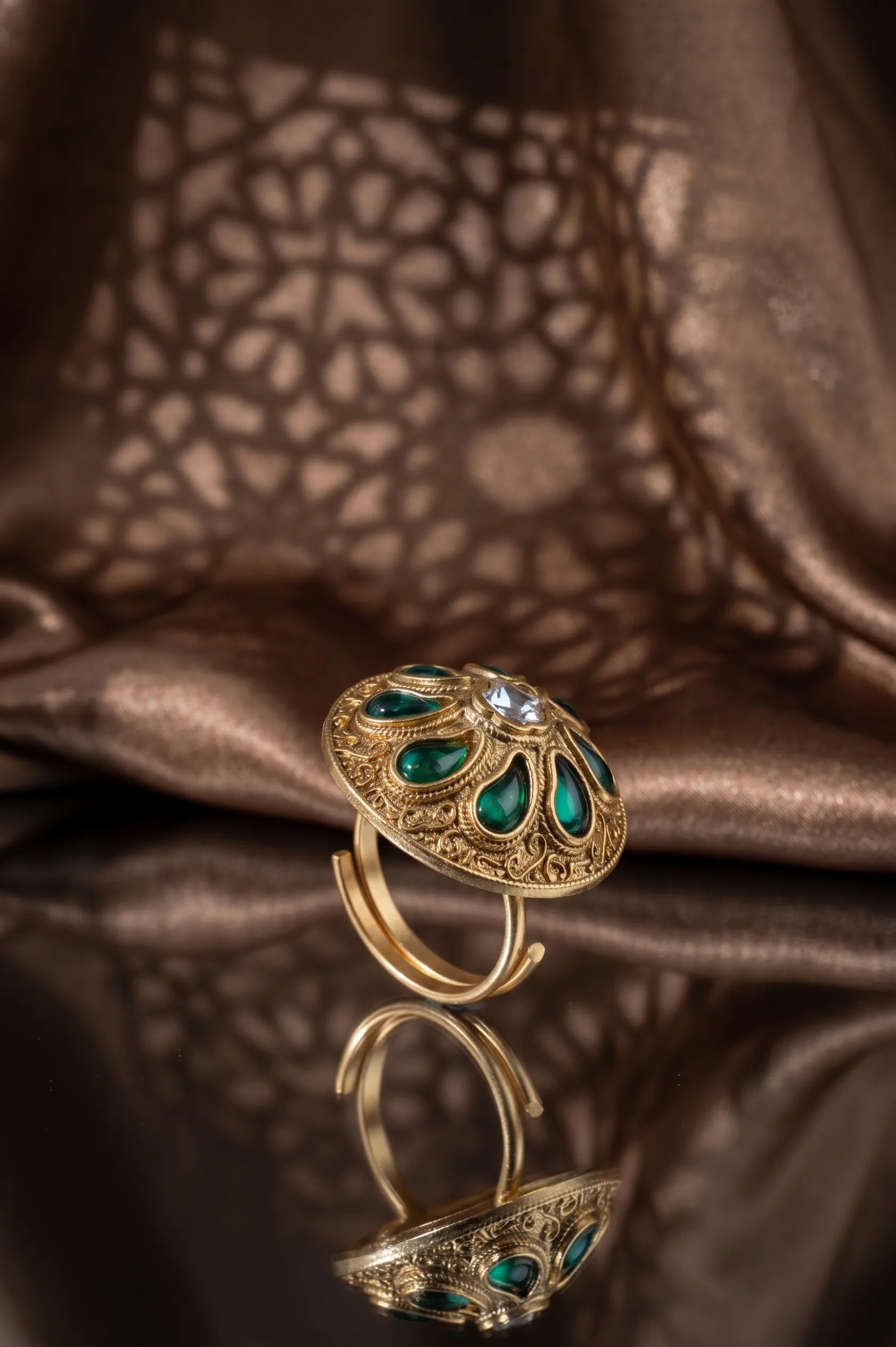 Joyful Kundan ring