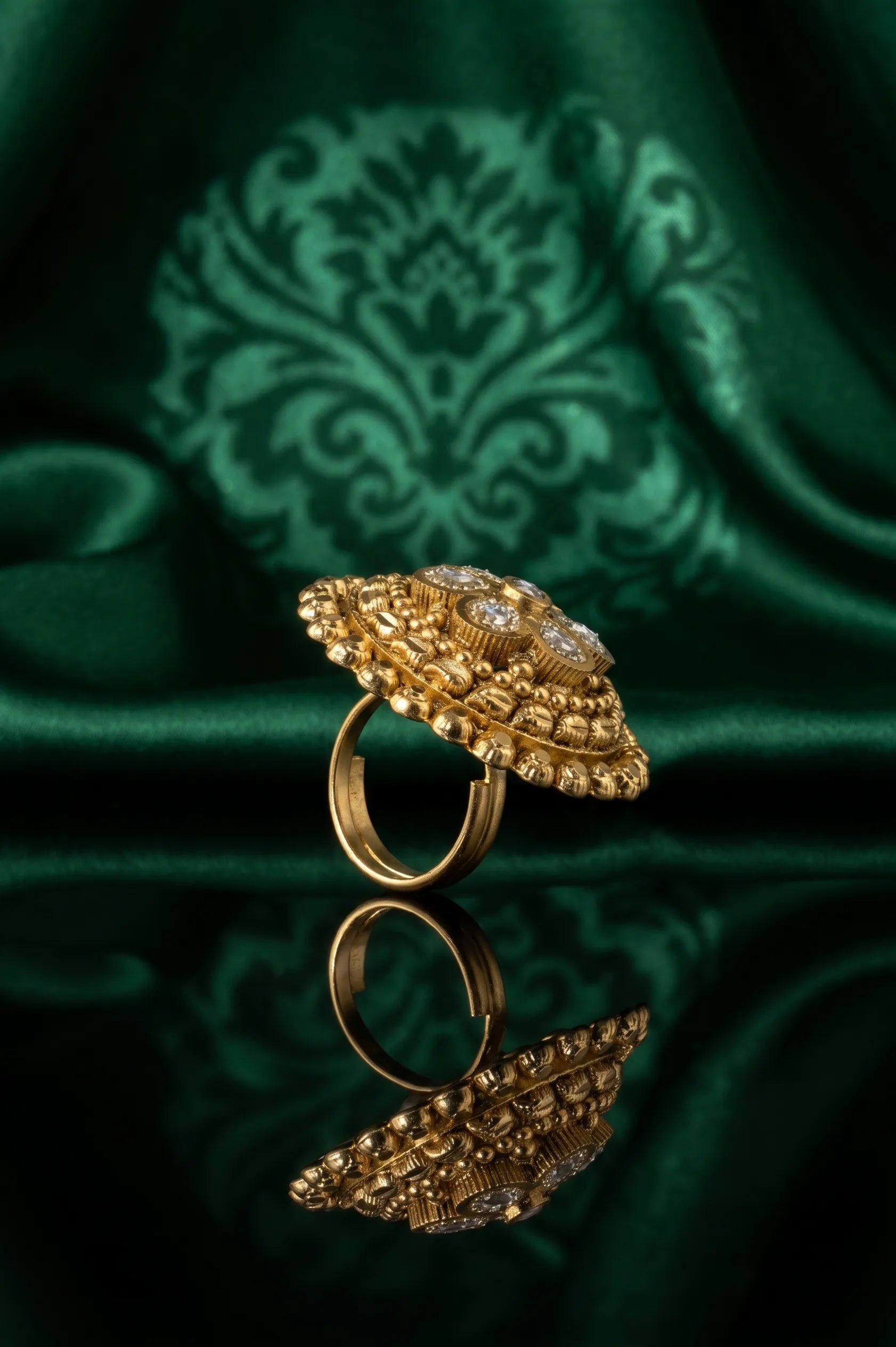 Serene polki ring